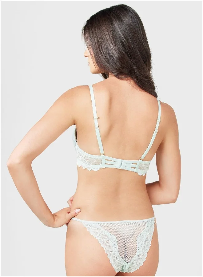La Senza Tie Detail High Leg Brief