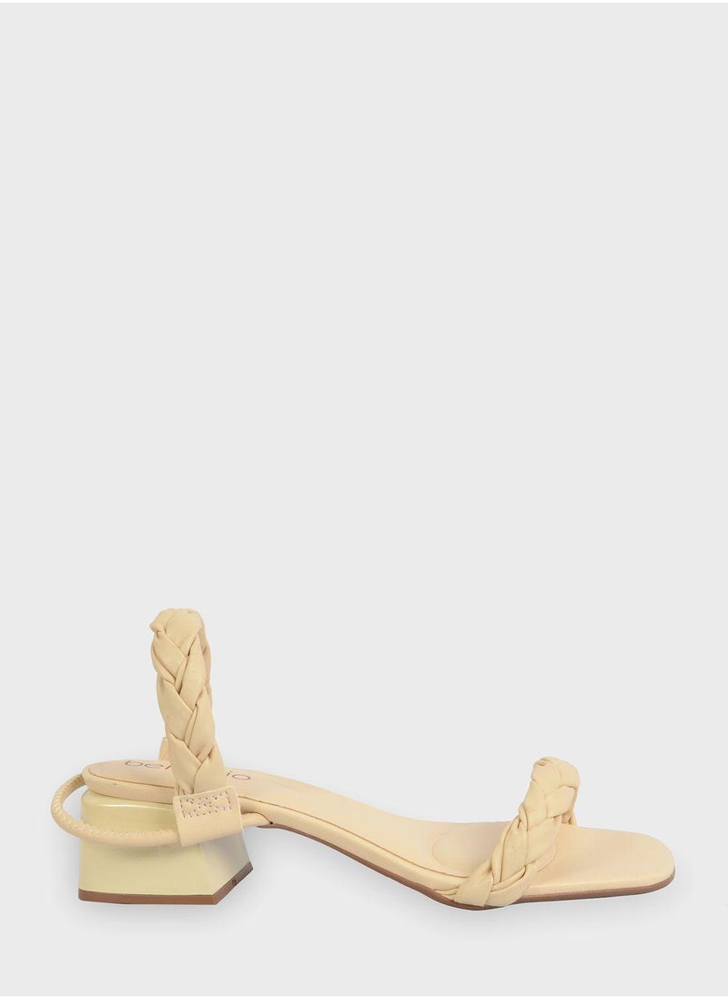 Beira Rio Mariaa Ankle Strap Mid Heel Sandal  - Image 1