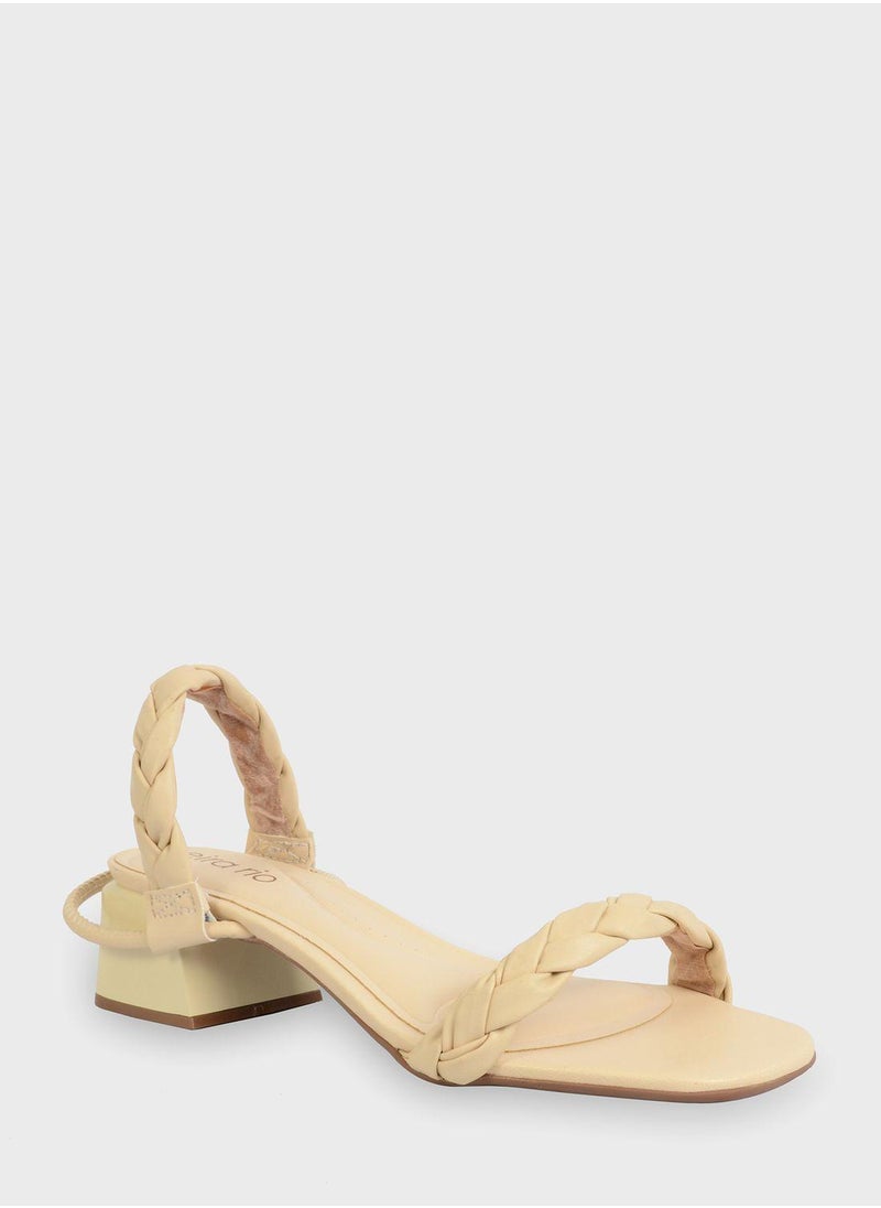 Beira Rio Mariaa Ankle Strap Mid Heel Sandal  - Image 2