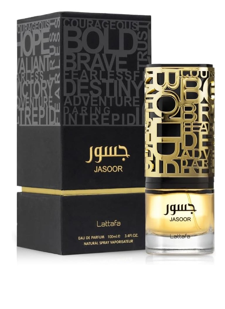 Lattafa Jasur Eau de Parfum for Men by Lattafa - 100ml  - Image 1