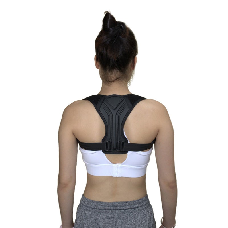 Posture Corrector: XL Black, Adjustable Comfortable Breathable Fabric - Stable Durable Spine Alignment for Unisex Neck Back Shoulder Pain Relief, Focus & Confidence Boost - Image 3