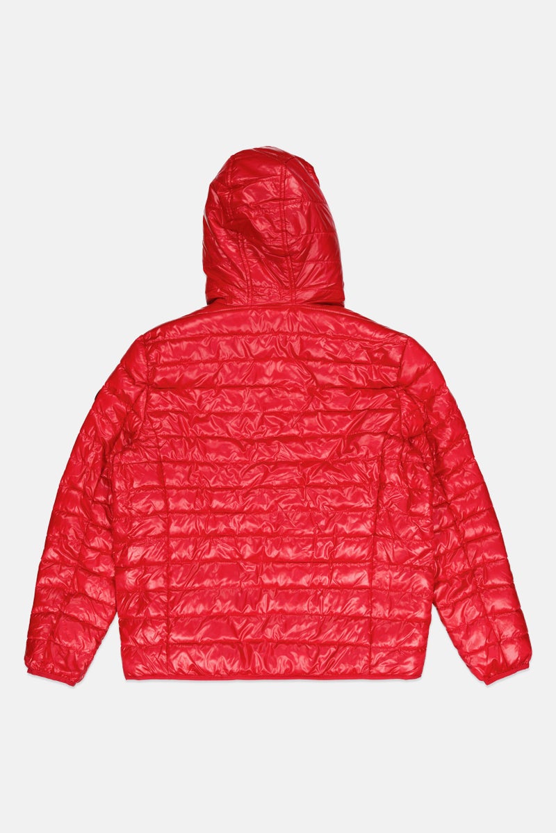 Kenneth Cole Men Quilted Puffer Jacket, Red - Image 3