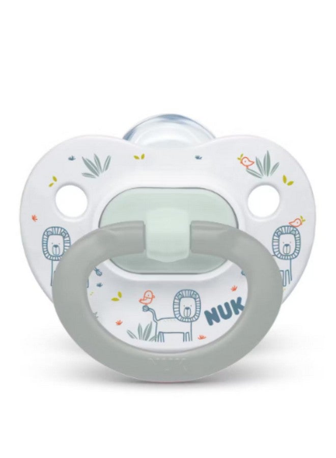 نوك لهايات تقويم الأسنان من نوك، للأولاد، من عمر 0 إلى 6 أشهر، لون أزرق (عبوة من قطعتين) - Image 1