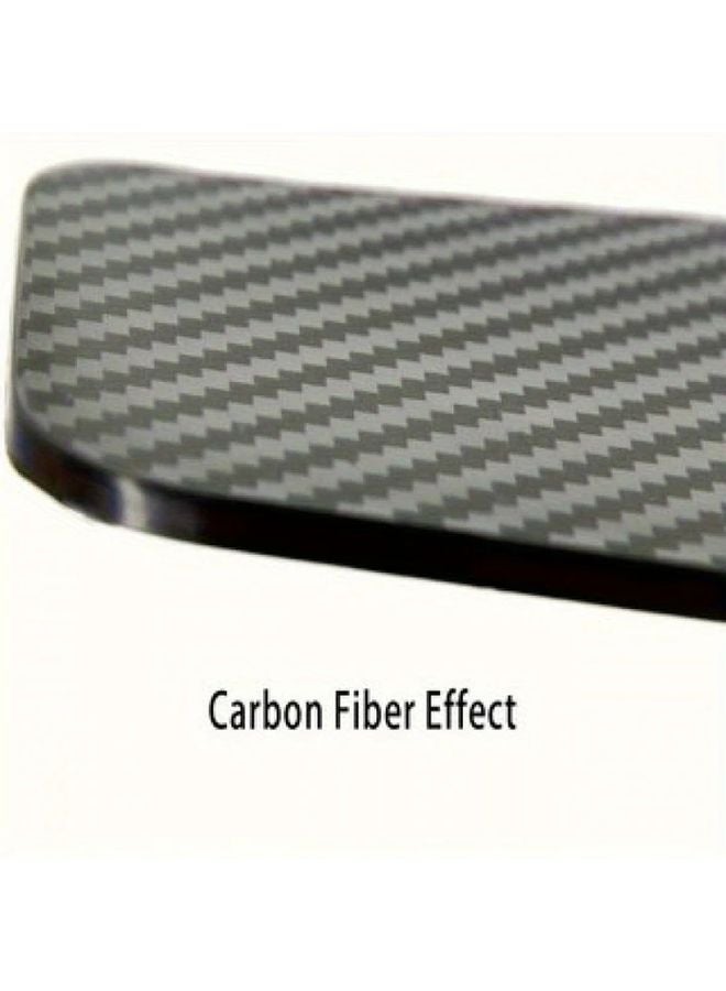 Black Carbon Fiber Effect Mud Flaps Front Rear Splash Guards Durable - Image 4