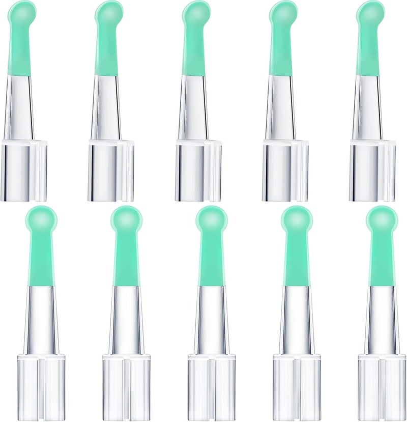 Nuanchu Ear Spoon Tips Ear Cleaner Replacement Set for 35 mm Otoscope Plastic Ear Cleaner Tips Reusable Ear Cleaner Spoon Tip for Teens Adults Family Ear Health Care Light Green - Image 1