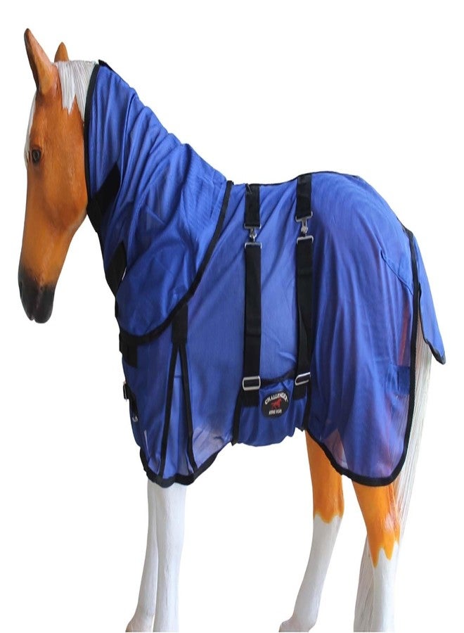 تشالنجر ملاءة صيفية صغيرة مقاس 46 بوصة للحمار أو المهر أو الحصان أو الفحل 51815 - Image 1