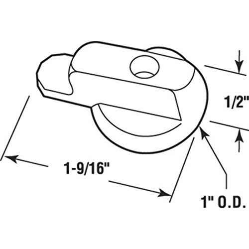 ANDERSEN White Hinged Screen Door Latch for Andersen Doors - Image 3