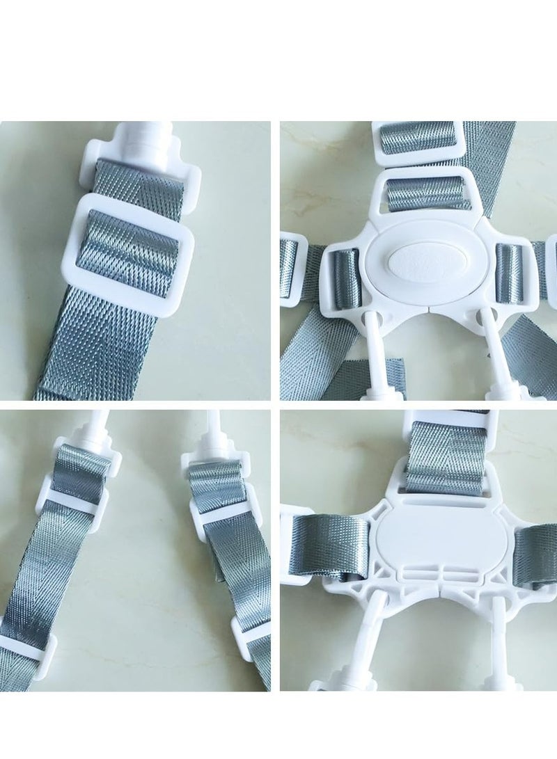 Oasisgalore Highchair Seat Belts 5 Point Baby Harness Straps Stroller Baby Seat Safety Belt - Image 4