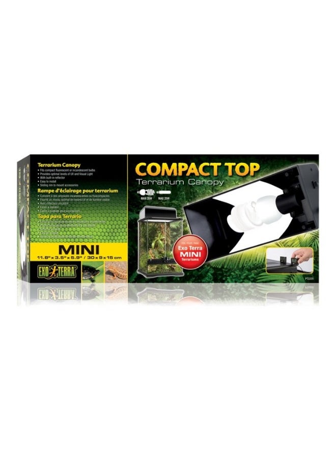 Exo Terra Exo Terra Compact Terrarium Top Single Light Socket 30cm  - Image 1
