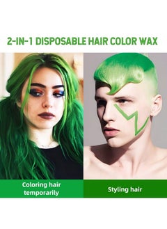 Green Hair Wax Color Sovoncare Temporary Hair Dye Wax Natural Instant Hairstyle Cream For Women & Men Party Cosplay Halloween 4.23 Oz (Green) - pzsku/Z36BA7DAB11FAE960AFC9Z/45/_/1683026141/34120c76-f596-404e-b921-e2657dc072f2