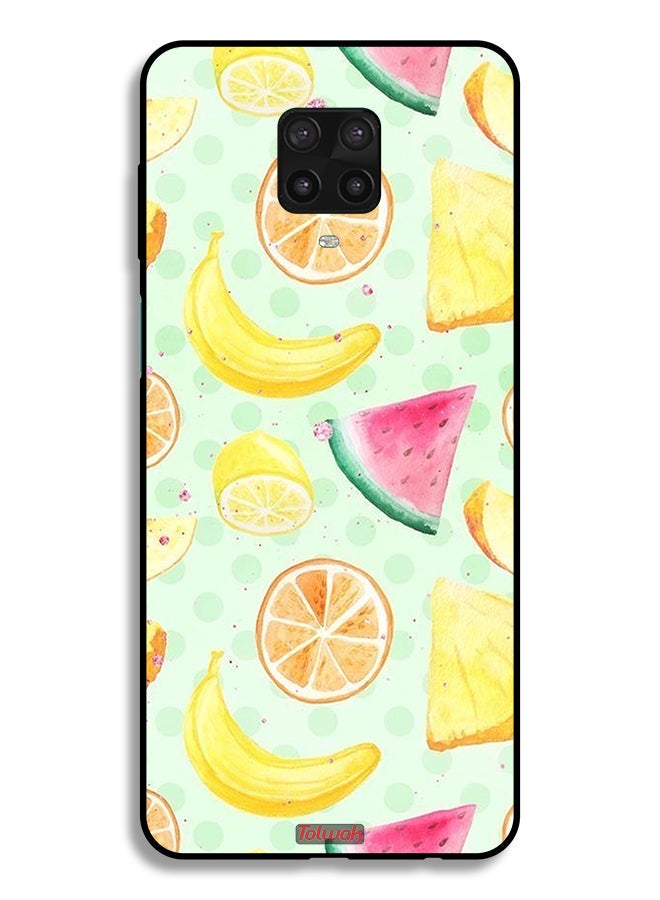 Tolwak Xiaomi Redmi Note 9S Protective Case Cover Fruits Watercolor Art - Image 2