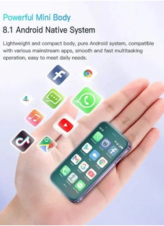 SOYES XS15 Pro Super Mini Mobile Phone Android Quad Core Black, Mobile Mini Smartphone Ultra Small Pocket Student Children Men and Women  - Image 4