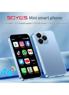 SOYES XS15 Pro Super Mini Mobile Phone Android Quad Core Black, Mobile Mini Smartphone Ultra Small Pocket Student Children Men and Women  - Image 2