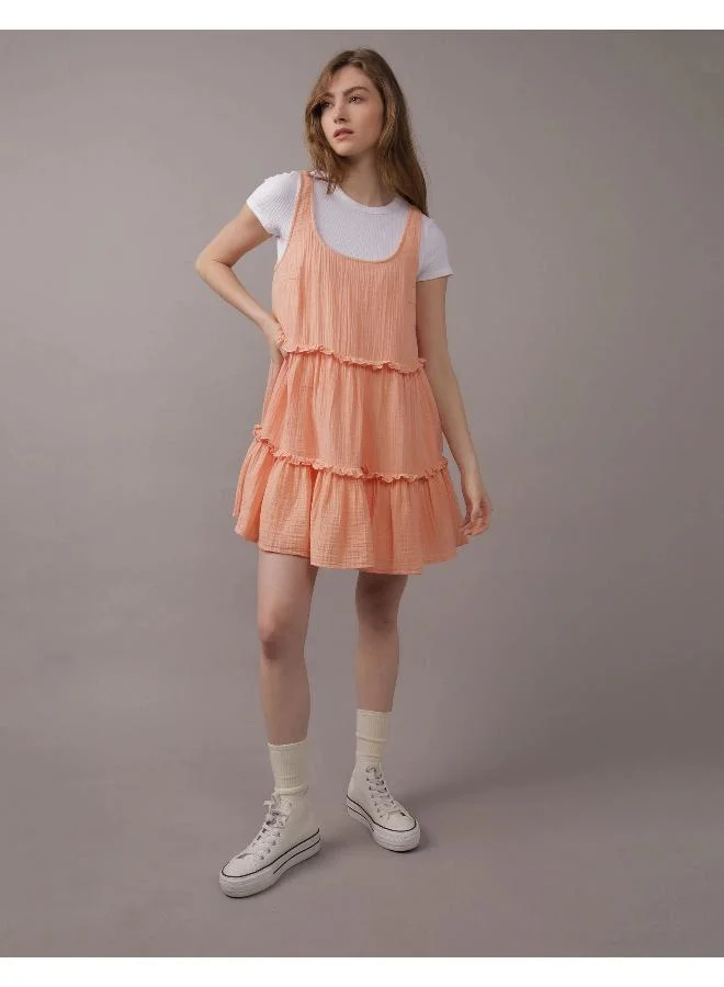 American Eagle Tiered Ruffle Mini Dress