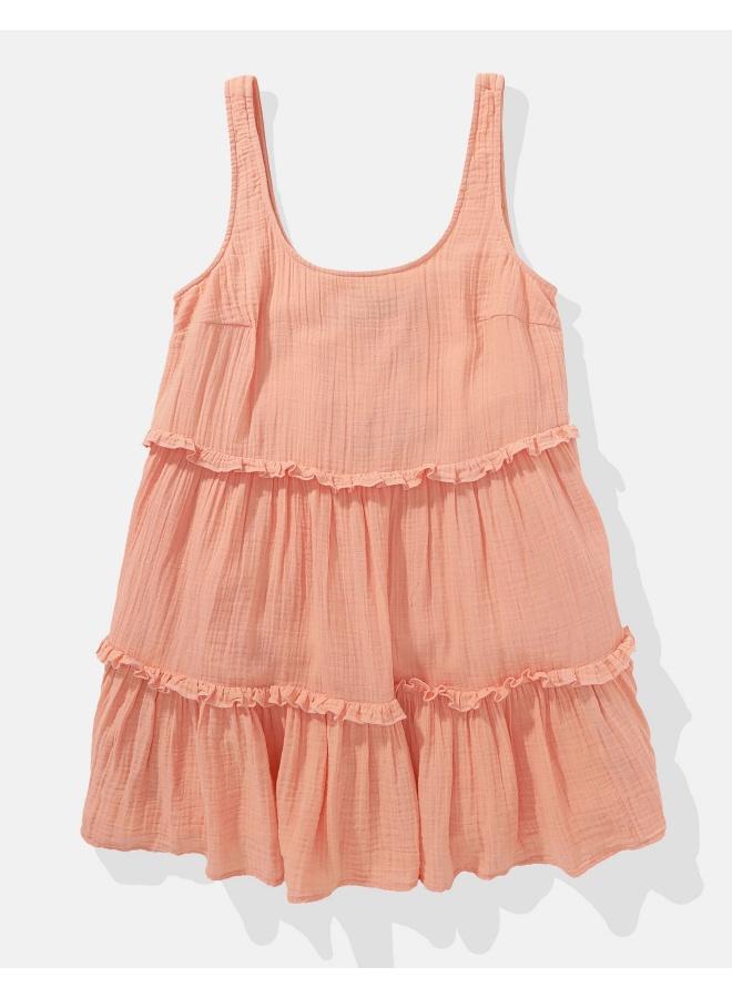 فستان قصير طبقات