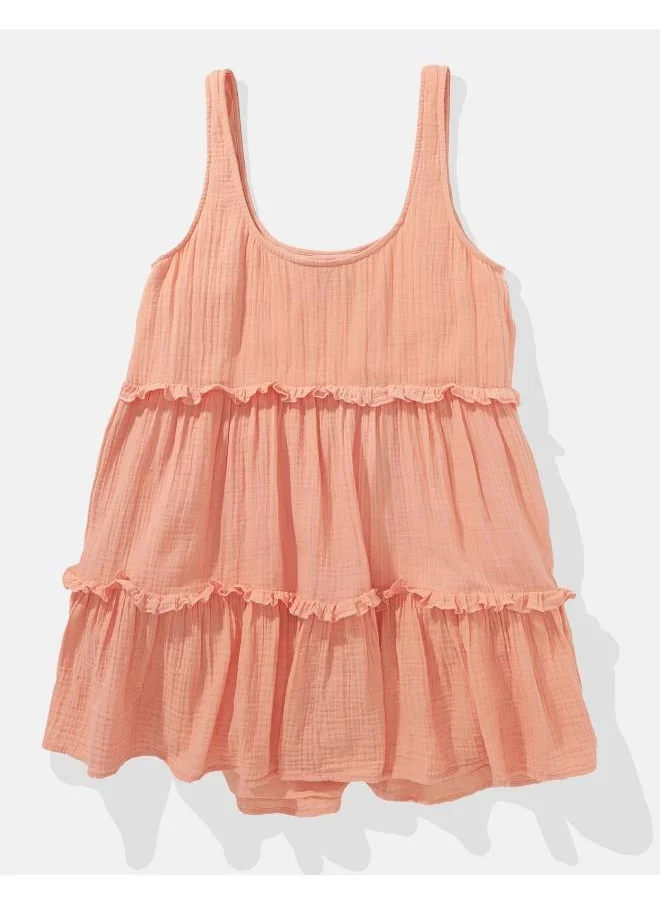 American Eagle Tiered Ruffle Mini Dress