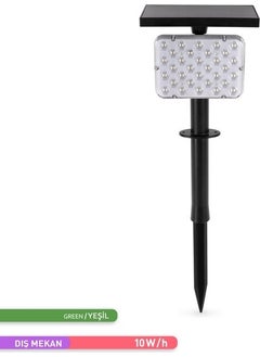 ACK Solar Pc LED Staple Lawn Luminaire Solar Powered Garden Wall Lighting Green Light 2 Stages  - Image 2