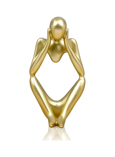 Abstract Thinker Statue Sculpture for Modern Home/Office Decoration Living Room Tabletop Shelf Figurine (Middle)