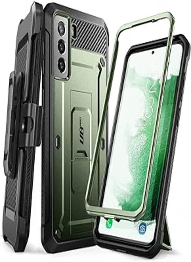 Generic - Supcase unicorn beetle pro series case for samsung galaxy s22 5g (2022 release), full-body dual layer rugged belt-clip & kickstand case without built-in screen protector (guldan) - Image 1
