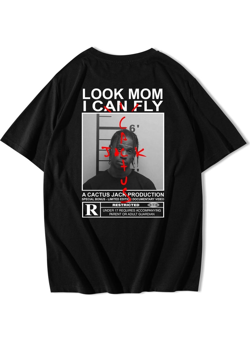 BRZ Collection - Unisex Oversize Travis Scott Cactus Jack T-Shirt - Image 1