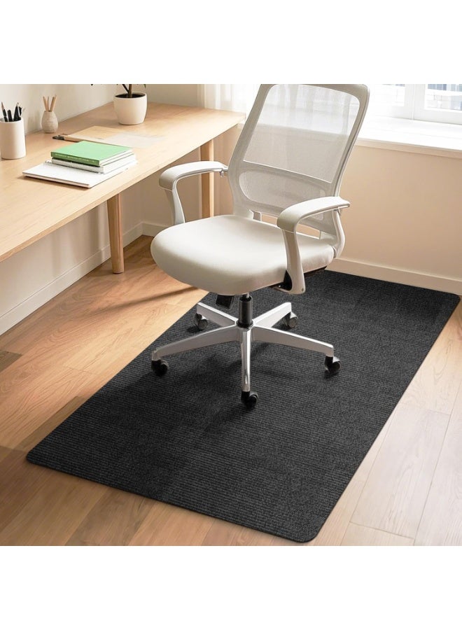 Relex 48"x36" Hard Floor Chair Mat, Heavy-Duty Polyester & TPR for Hardwood/Tile, Anti-Slip Backing, Smooth Glide for Rolling Chairs, Eco-Friendly Recyclable, Office/Home Gym Use - Image 1