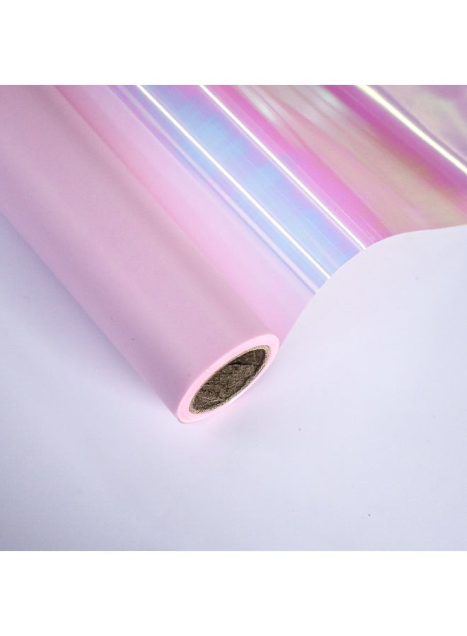 Si Bonne Matte Rainbow Baby Pink Gift Wrapping Paper 10 Yards/Roll 58 cm Width - Image 1