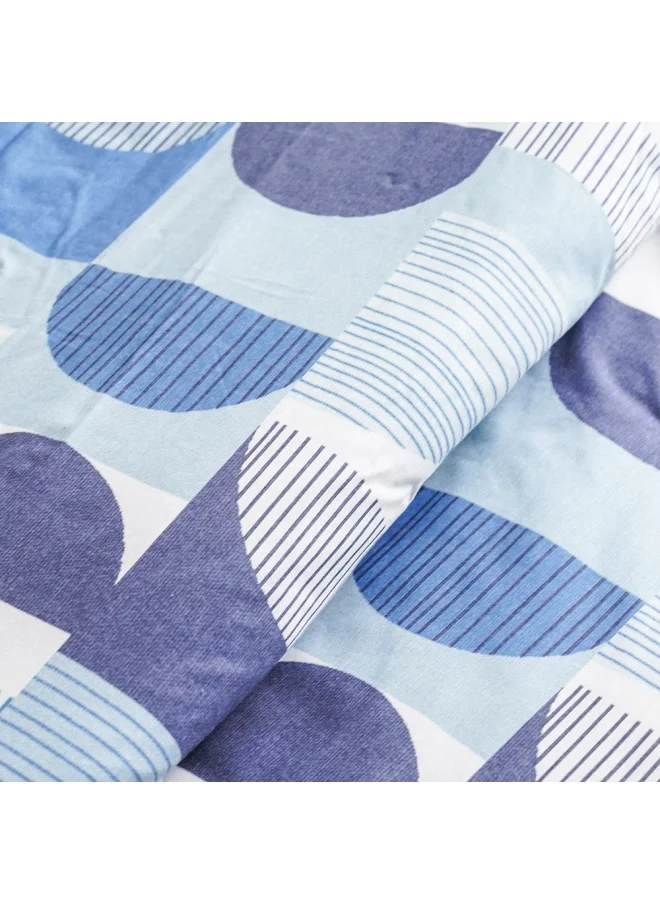DANUBE HOME SS23 Kingsley Kari Super King Comforter 4-Piece Set 260x260 Cm Indigo
