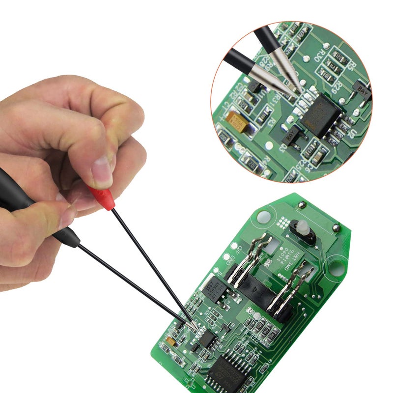 Lorwatin 4 Pack 2mm Extended Needle Test Probes, 600V/10A Non-Destructive Multimeter Test Probe for Fluke Leads tl71 tl75 - Image 4