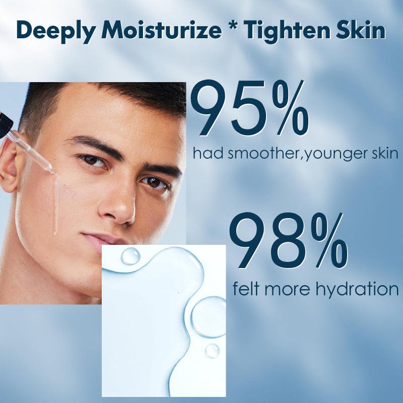 FULLLIGHT TECH Skin Care for Men Gifts Set,Anti-aging Skin Care Kit for Tigten,Firm & Hydrate Skin,Retinol,Hyaluronic Acid Mens Self Care Facial Kit,Men Birthday Valentines Gifts for Him Boyfriend Dad Husband - Image 4