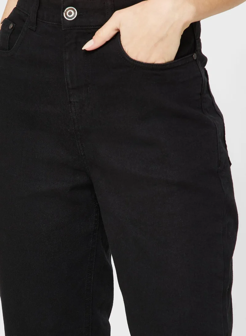 Ginger High Waist Straight Fit Jeans