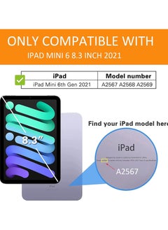 General Protective Case for Ipad Mini 6-8.3 inch 2021 Model, Shockproof Stand Silicone Case with Pen Holder  - Image 5
