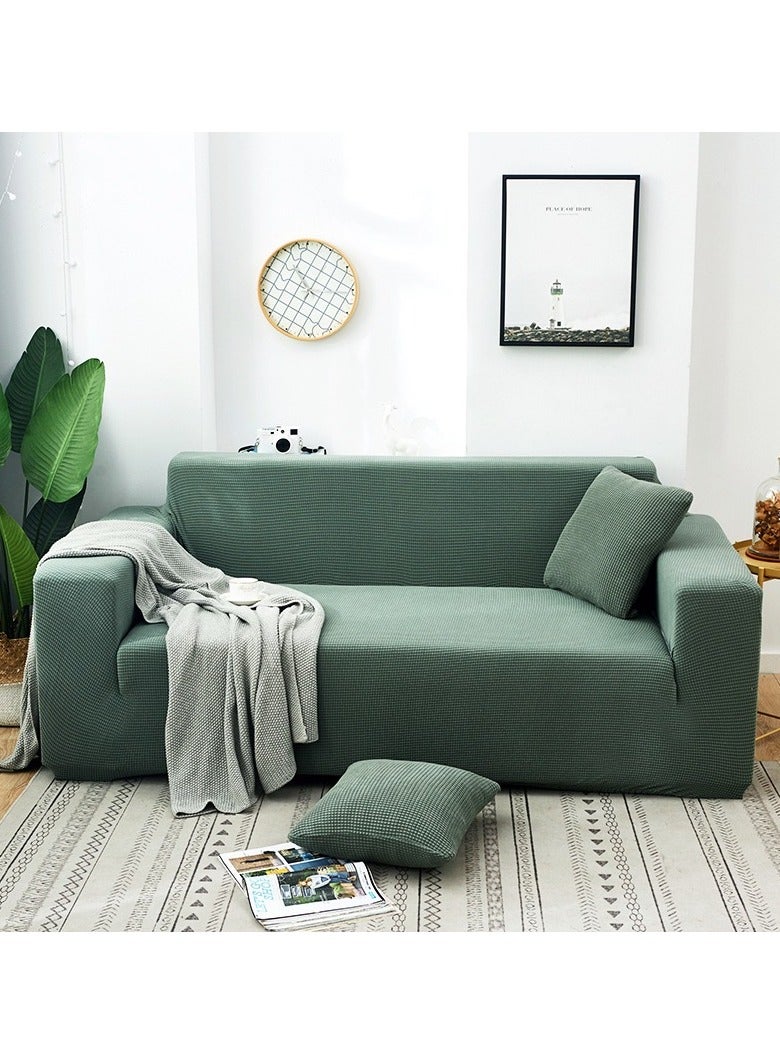 4 قطع أغطية وسائد صالون فاخرة خضراء ناعمة جداً مع حبيبات مريحة ٤٥x٤٥ سم (١٨x١٨ بوصة) لديكور منزلي مريح، للصالون، غرفة النوم والمجلس - قابل للغسل في الغسالة - Image 3