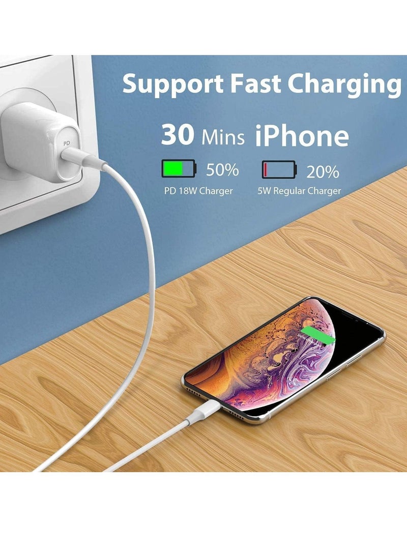 USB TYPE C CHARGING CABLE (IPhone 13 Charger Cable [MFi Certified] USB C to Lightning Fast Charging Cable Compatible for iPhone 13 Pro/13 Pro Max/13/13 mini, - Image 2