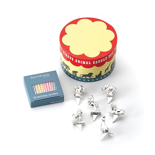 Reed & Barton Reed and Barton 910 Let's Celebrate 6Pc Circus Animals Candles - Image 4