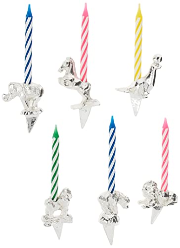 Reed & Barton Reed and Barton 910 Let's Celebrate 6Pc Circus Animals Candles - Image 5