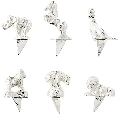 Reed & Barton Reed and Barton 910 Let's Celebrate 6Pc Circus Animals Candles - Image 2