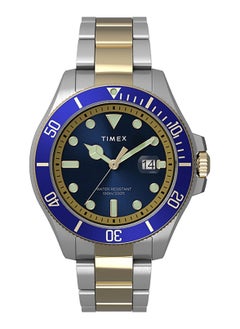 Timex Brass Analog Men's Watch With Two Tone TW2U71800