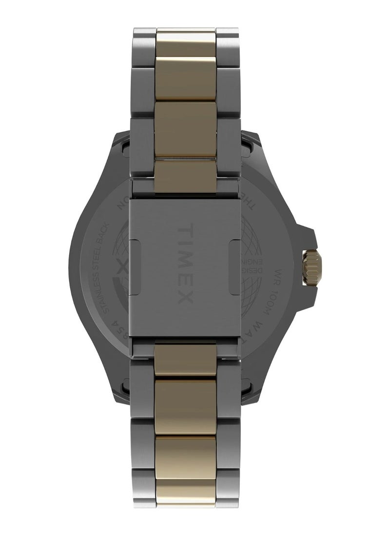 TIMEX - Timex Brass Analog Men's Watch With Two Tone TW2U71800 - Image 1