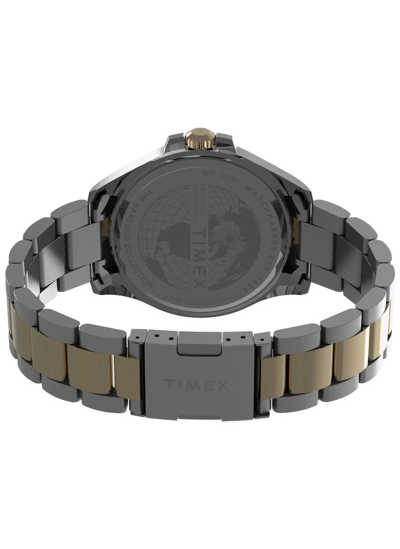 TIMEX - Timex Brass Analog Men's Watch With Two Tone TW2U71800 - Image 1