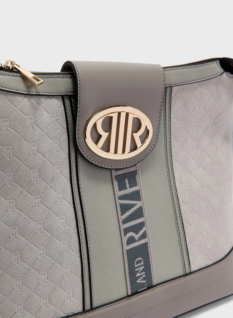 RIVER ISLAND Rir Webbing Tote Bag