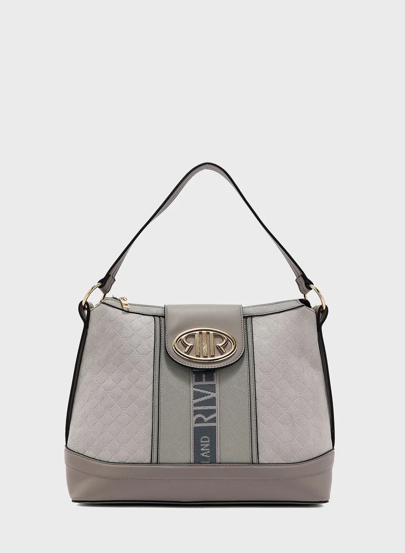 RIVER ISLAND Rir Webbing Tote Bag