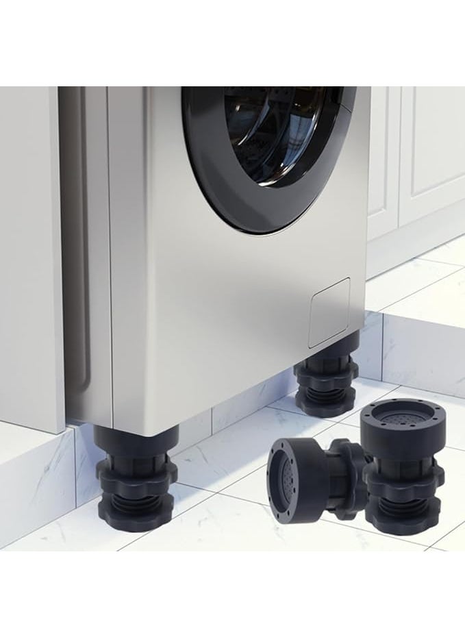 JAY VAVERIYA SALES Jay Vaveriya Sales Anti Vibration Pads for Washing Machine Support Height Adjustable Deyer Shock and Noise Cancelling Pads Absorber Washer Foot Pad Anti Slip Rubber Leveling Feet Stabilizer 4Pcs  - Image 1