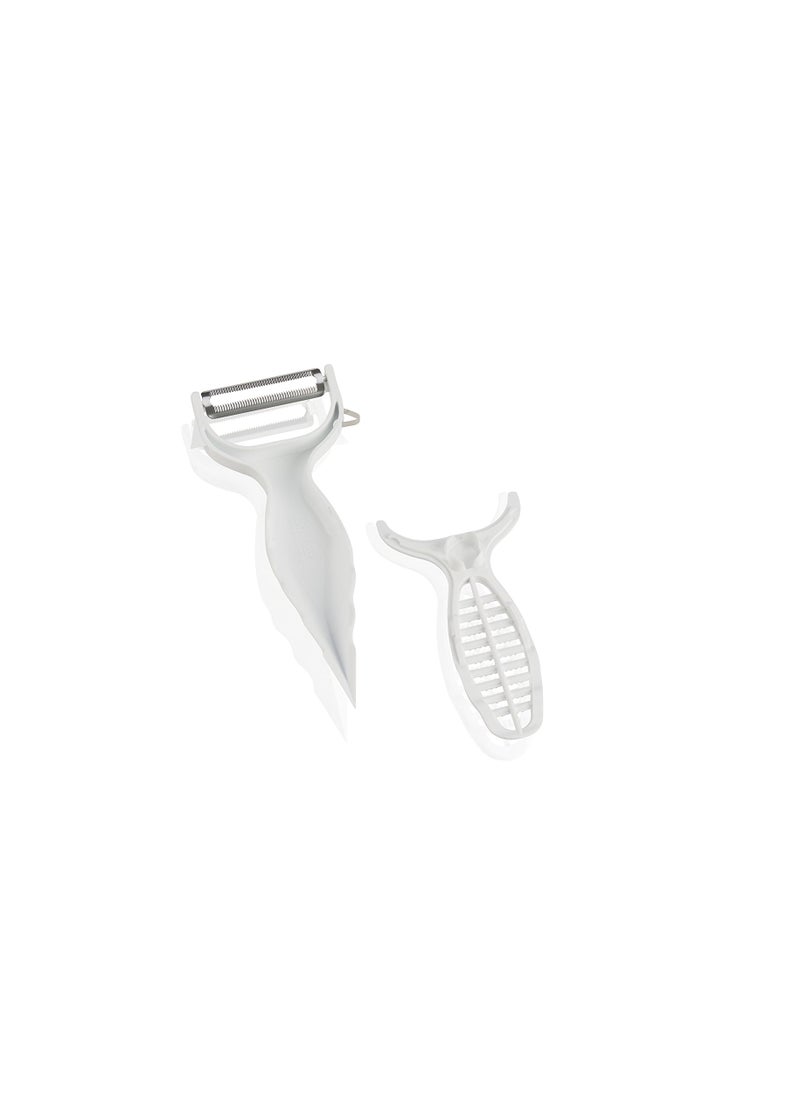 Swissmar Borner V-2007 Veg'Art Prep Tool with Detachable Grater, White - Image 3