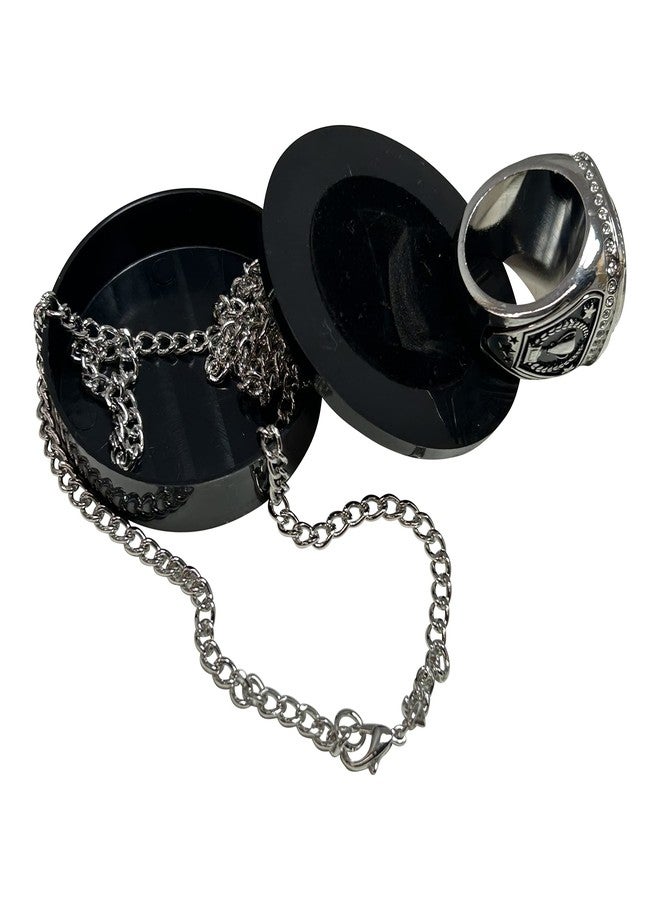 Express Medals Champion Bowling Trophy Ring Award Gift Fantasy Prize with Display Neck Chain and Stand Championship Rings - Image 5