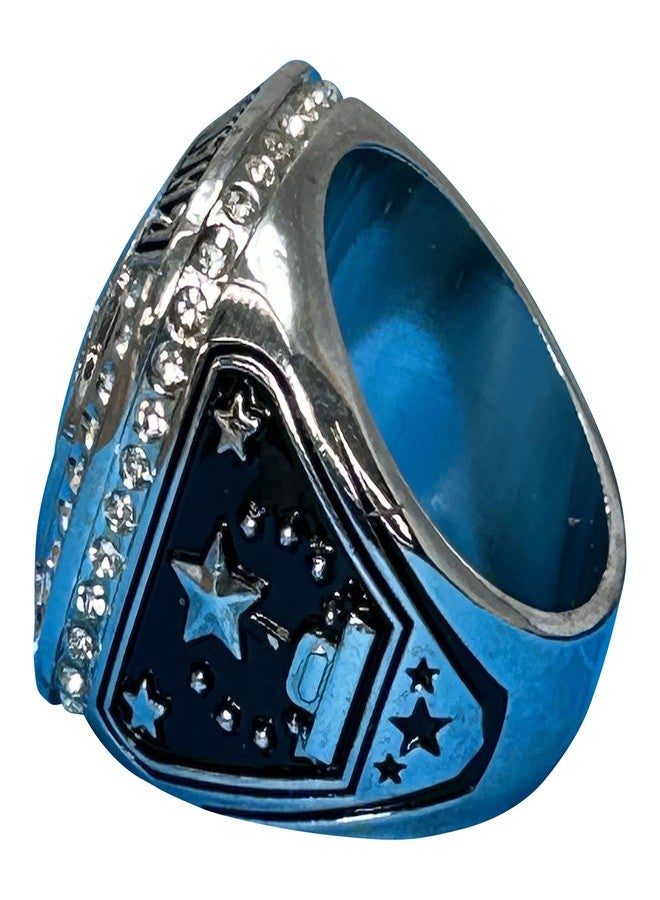 Express Medals Champion Bowling Trophy Ring Award Gift Fantasy Prize with Display Neck Chain and Stand Championship Rings - Image 3
