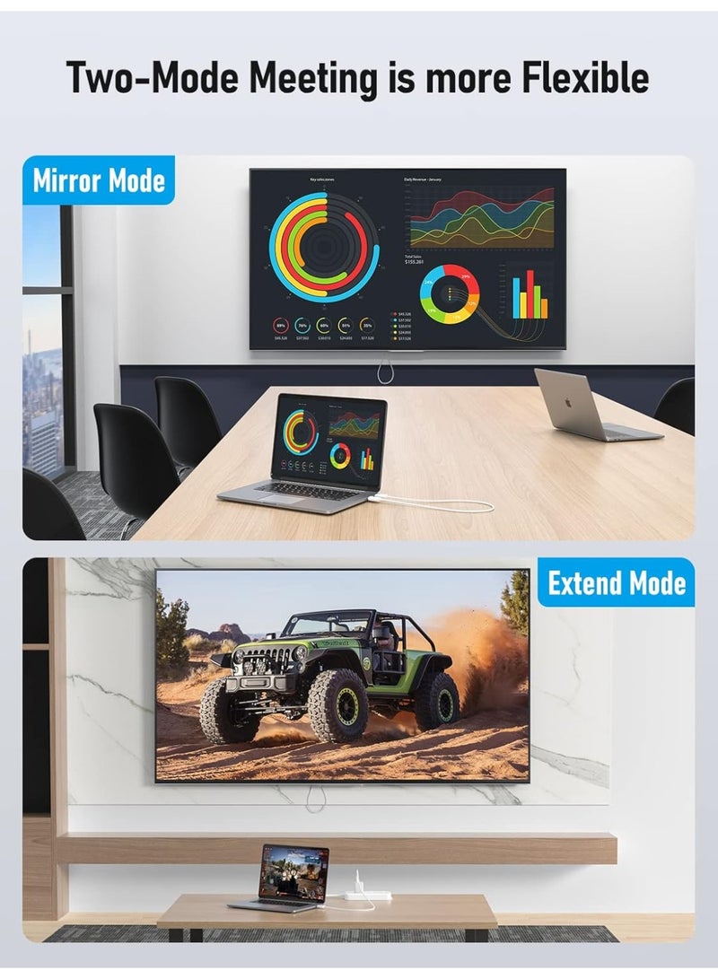 Lemorele Wireless HDMI Transmitter and Receiver Kit - 1080P@60Hz Wireless HDMI Extender - 2.4/5G Dual Band, 98FT/30m Range - for Home Theater, Office Meetings, Lectures & Education, Plug & Play - Image 3