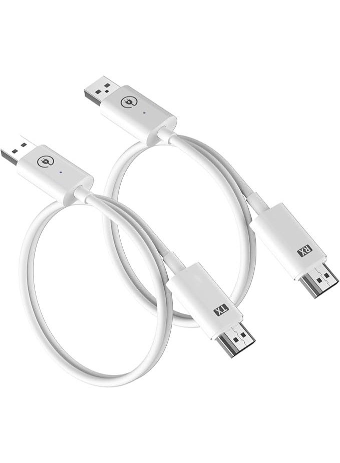 Lemorele Wireless HDMI Transmitter and Receiver Kit - 1080P@60Hz Wireless HDMI Extender - 2.4/5G Dual Band, 98FT/30m Range - for Home Theater, Office Meetings, Lectures & Education, Plug & Play - Image 1