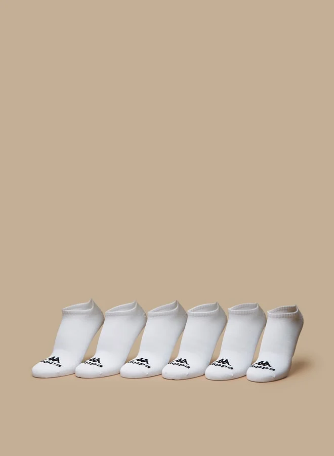 كابا جوارب رياضية رجالية بطول الكاحل بتفاصيل شعار - مجموعة من  قطع