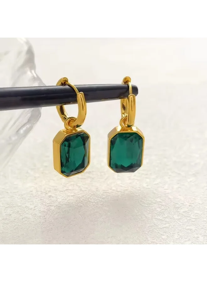 Sosha Elegance Emerald Royale Drop Earrings