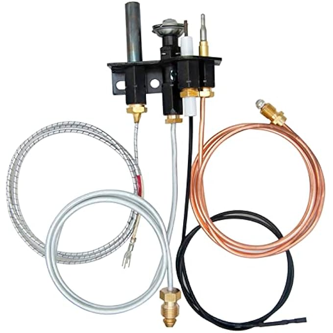 69L17, J4117, 904405 FIREPLACE NATURAL GAS PILOT ASSEMBLY 108084-02, 69L1701, COMPATIBLE WITH LENNOX, IHP, SEREFINA, SUPERIOR, ASTRIA DIRECT VENT NATURAL GAS FIREPLACES - Image 1